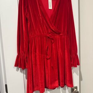 CBR Scarlet Velvet Dress